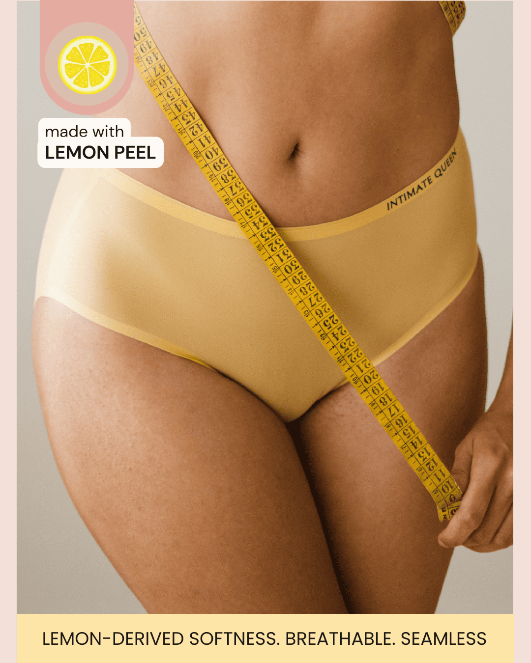 Lemon Bae Wellness Seamless Briefs – Ultra Light, Sweat Wicking & Skin Loving