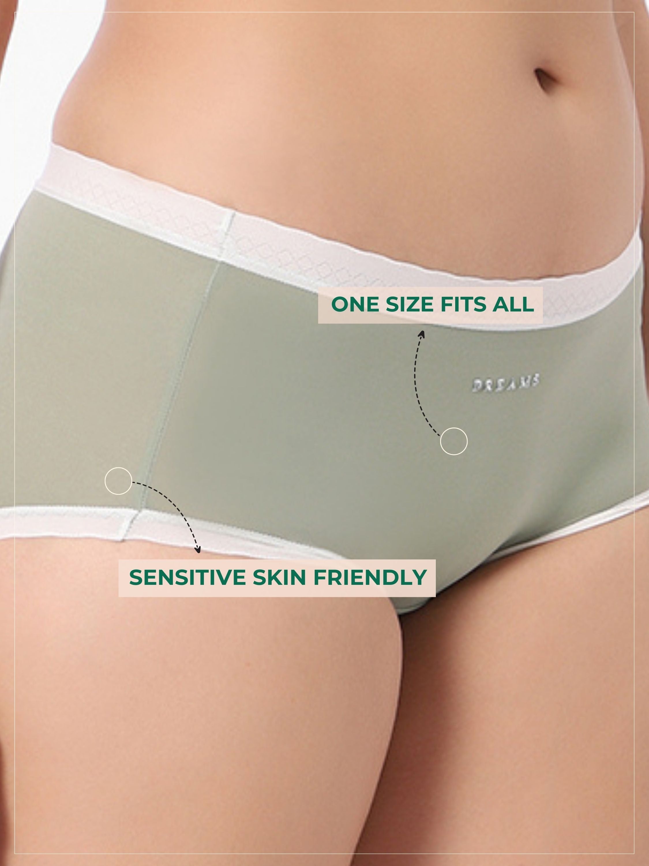 Maternity Sets - Lacy Boy Shorts Co-ord Set (Light Pink & Green)