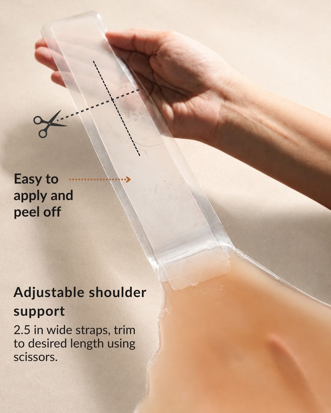 Reusable Silicone Adhesive Lift Bra by Intimate Queen