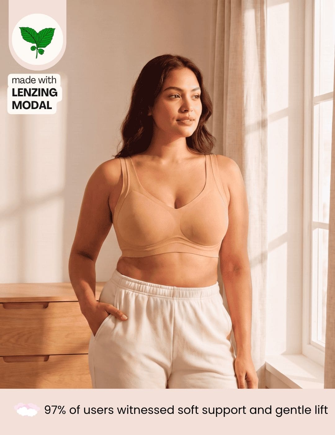 CloudLift™ Modal Seamless Bra