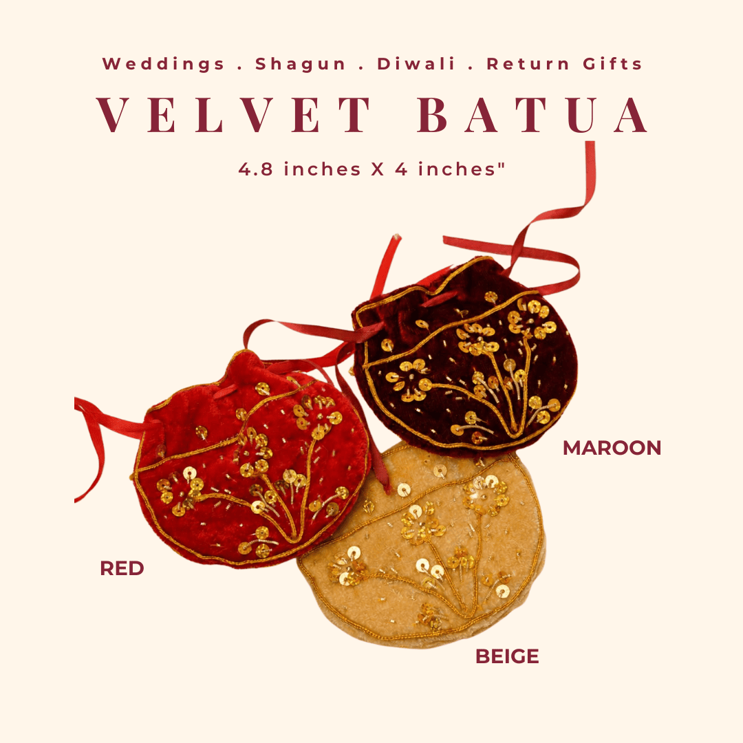 Royal Zardozi Velvet Batua