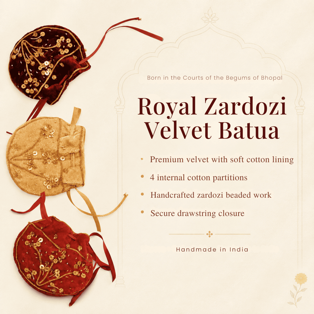 Royal Zardozi Velvet Batua