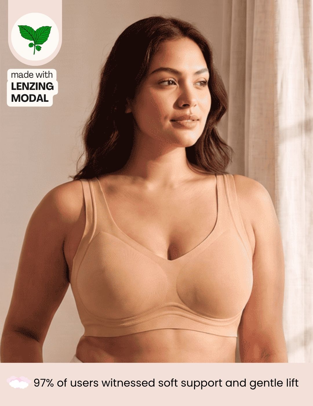 CloudLift™ Modal Seamless Bra