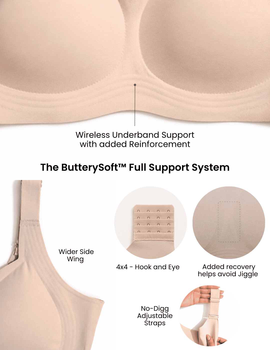 ButterySoft Full Support Bra