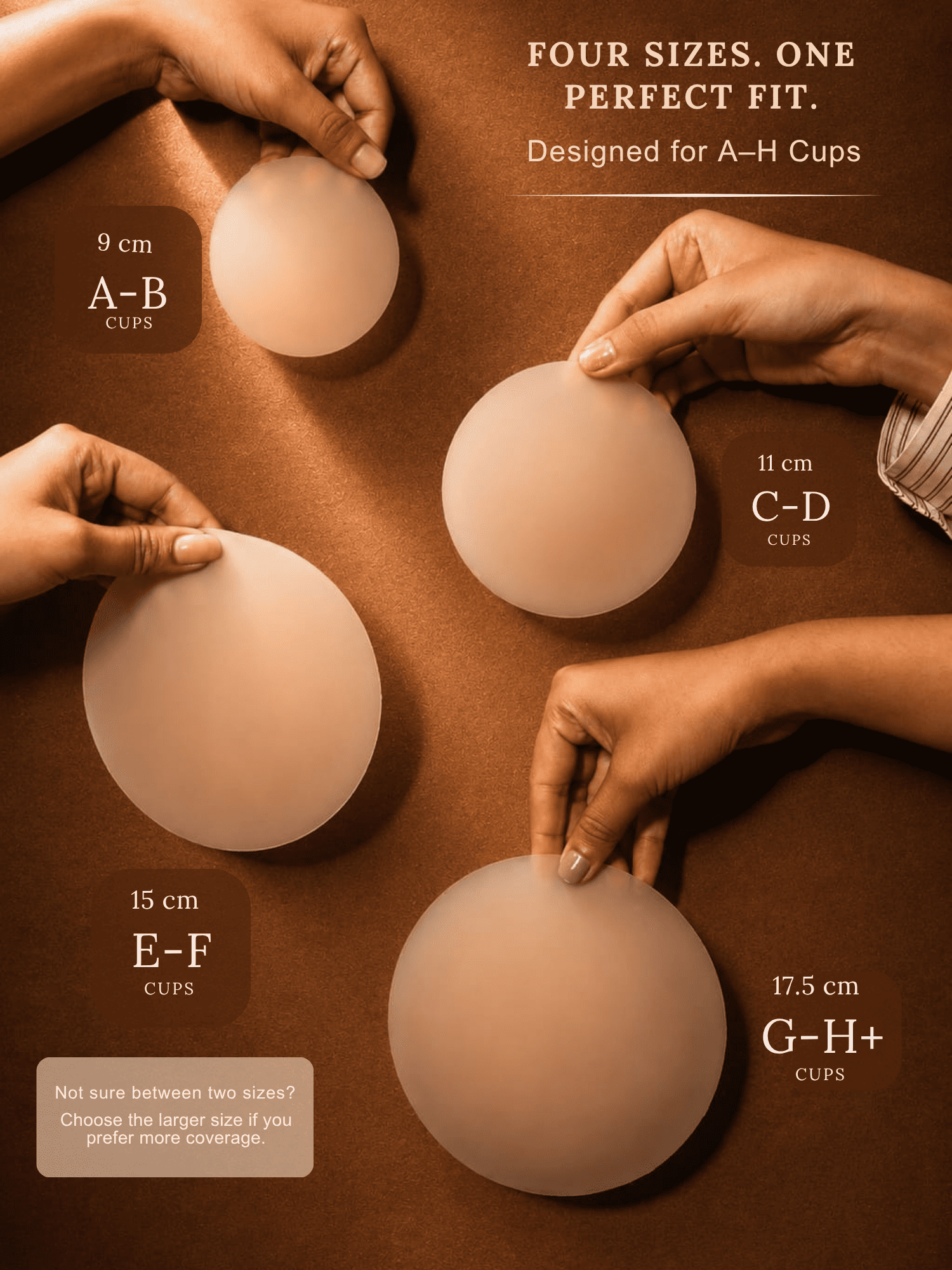 SkinFirst™ Reusable Silicone Nipple Covers  | For A-H Cup size