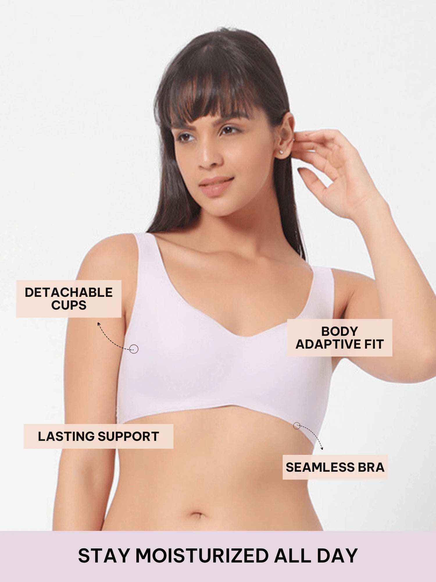 Skin-Soothing Bra: Infused with Ceramides + Wire-Free Support