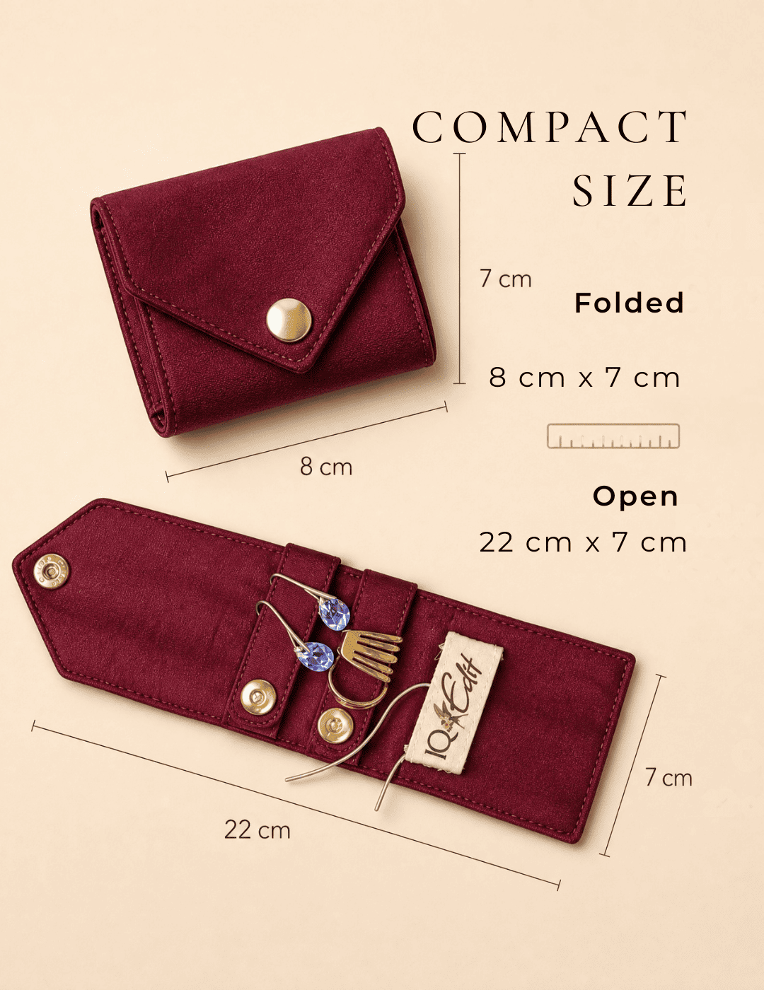 Jewellery Organiser Pouch | IQ Travel Edit