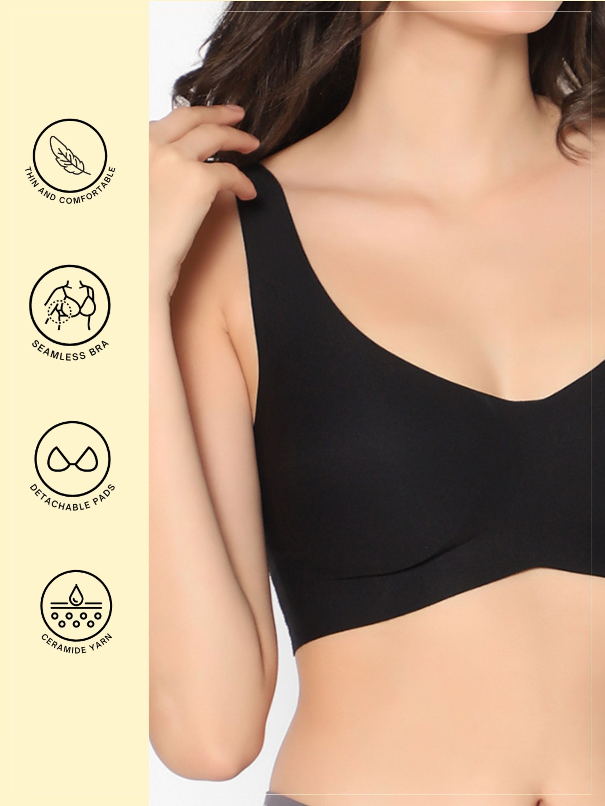Ceramide Infused Wireless bra