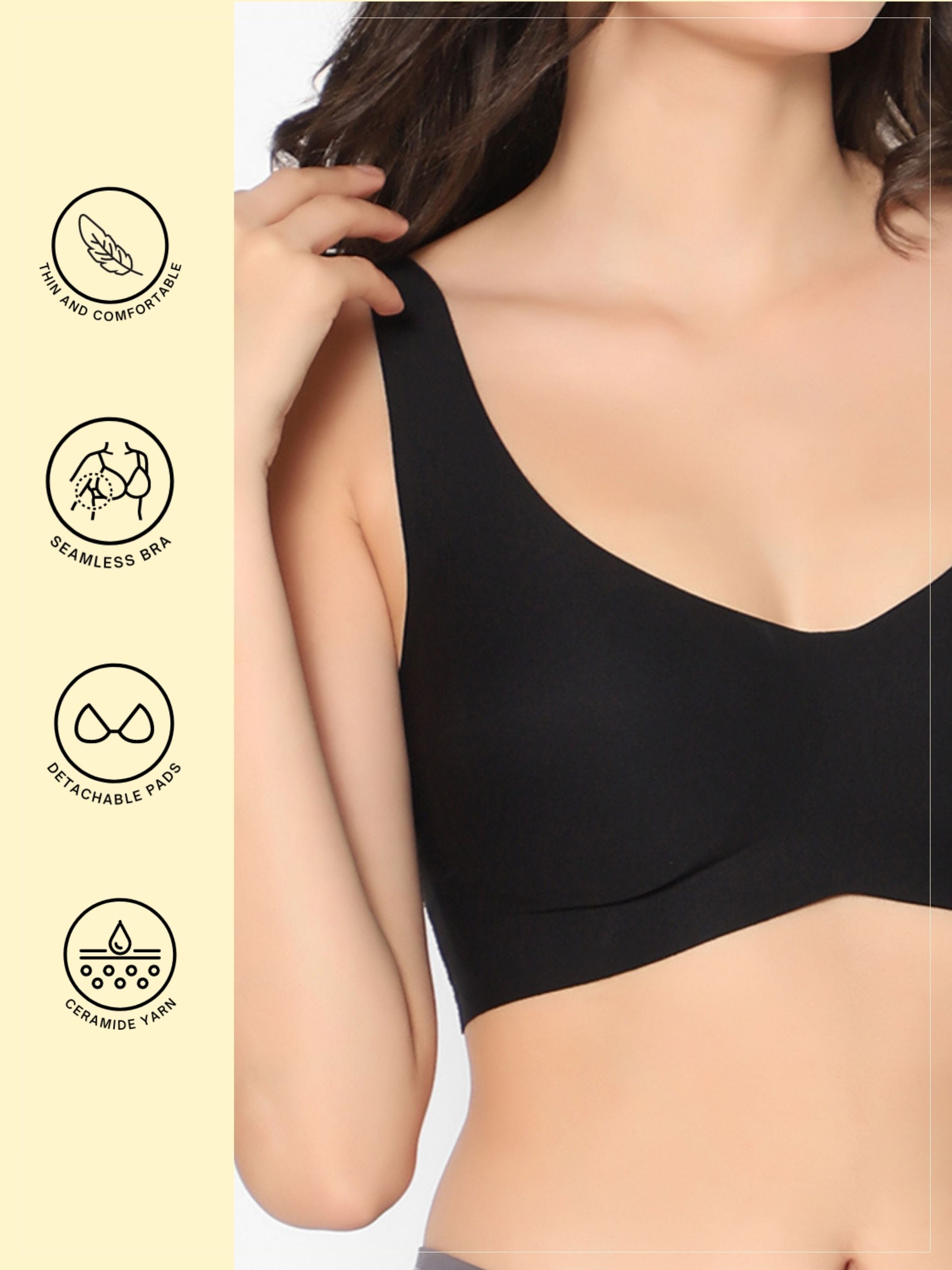 Ceramide Infused Wireless bra