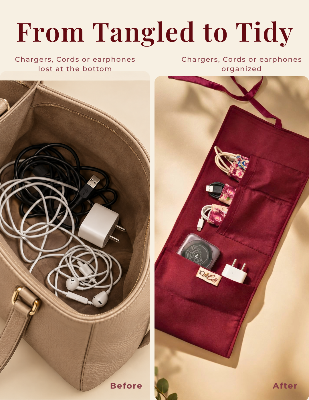 Cable Organizer and Cord Keeper | IQ Travel Edit