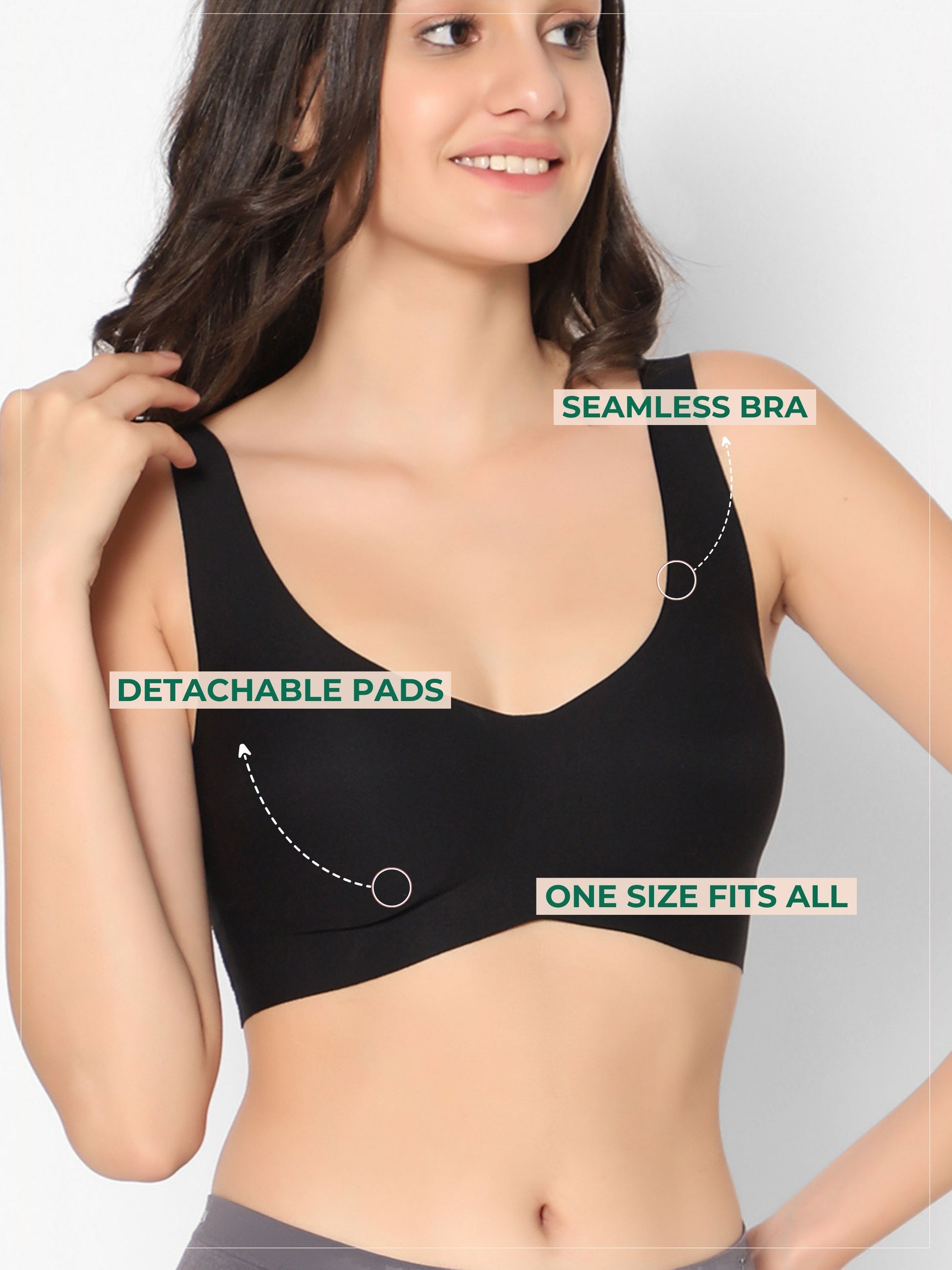 Ceramide Infused Wireless bra 