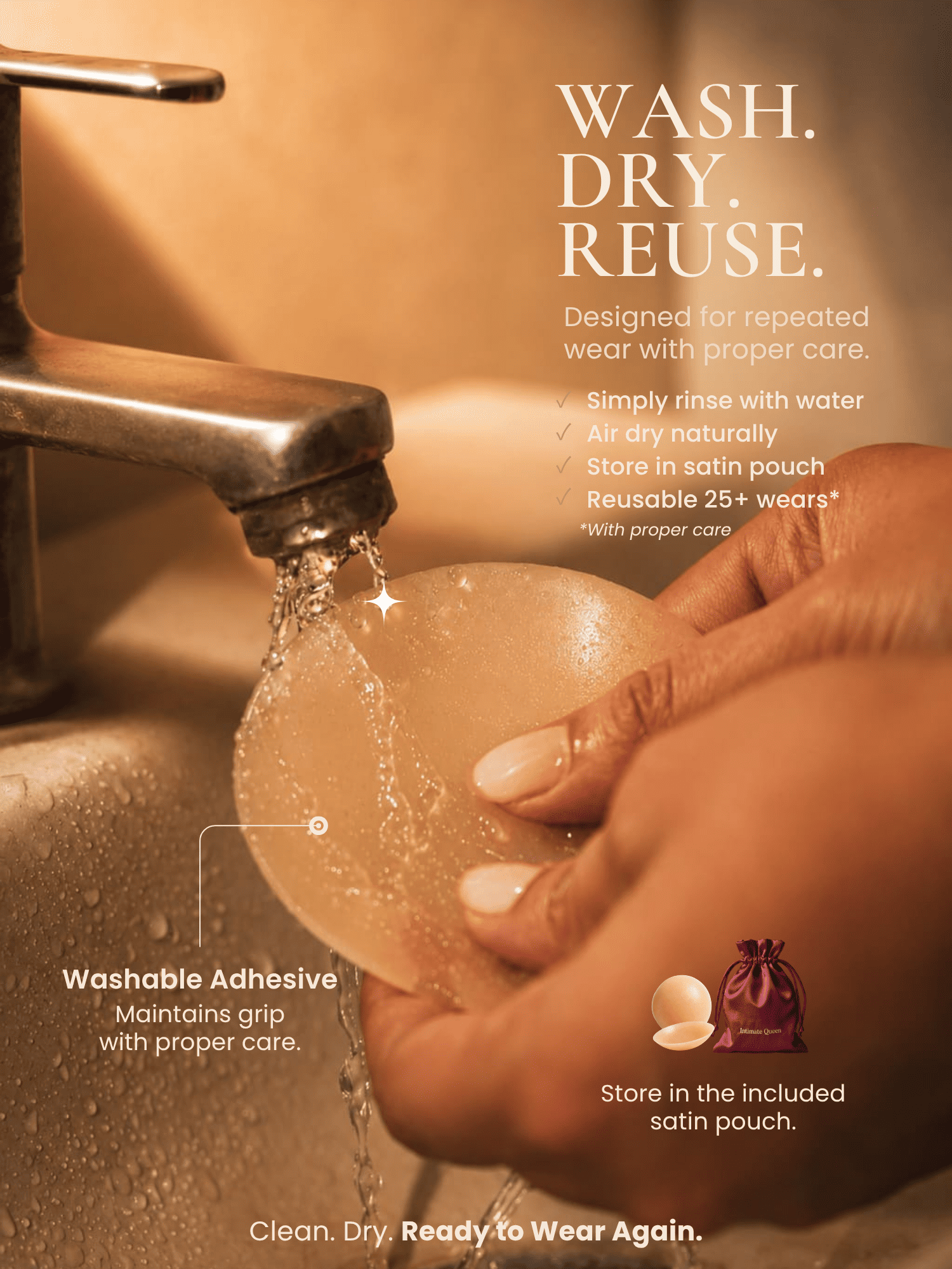 SkinFirst™ Reusable Silicone Nipple Covers  | For A-H Cup size