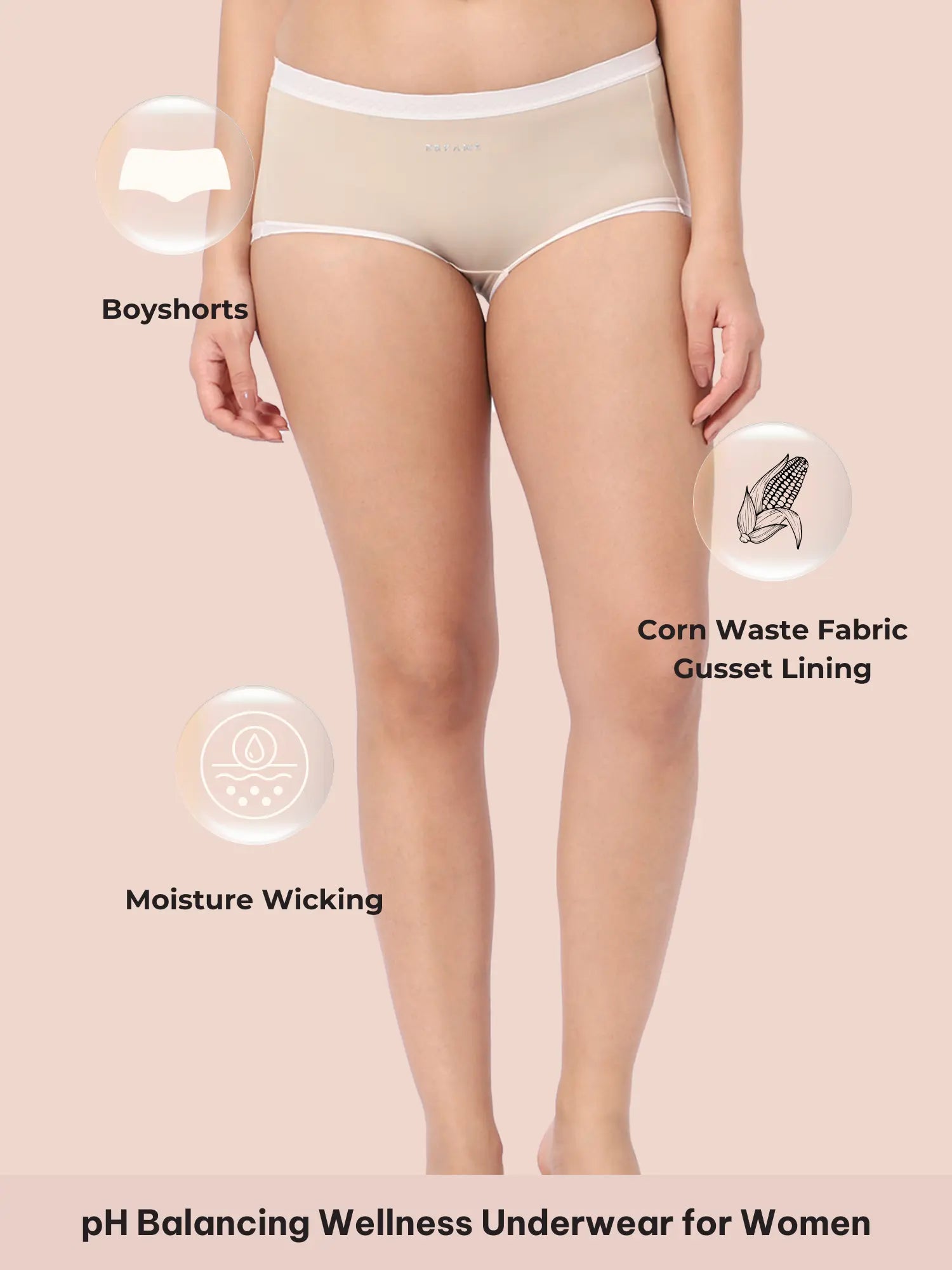 Rash-Free Comfort Pack - Antibacterial Corn Bae Lacy Boyshorts Bundles
