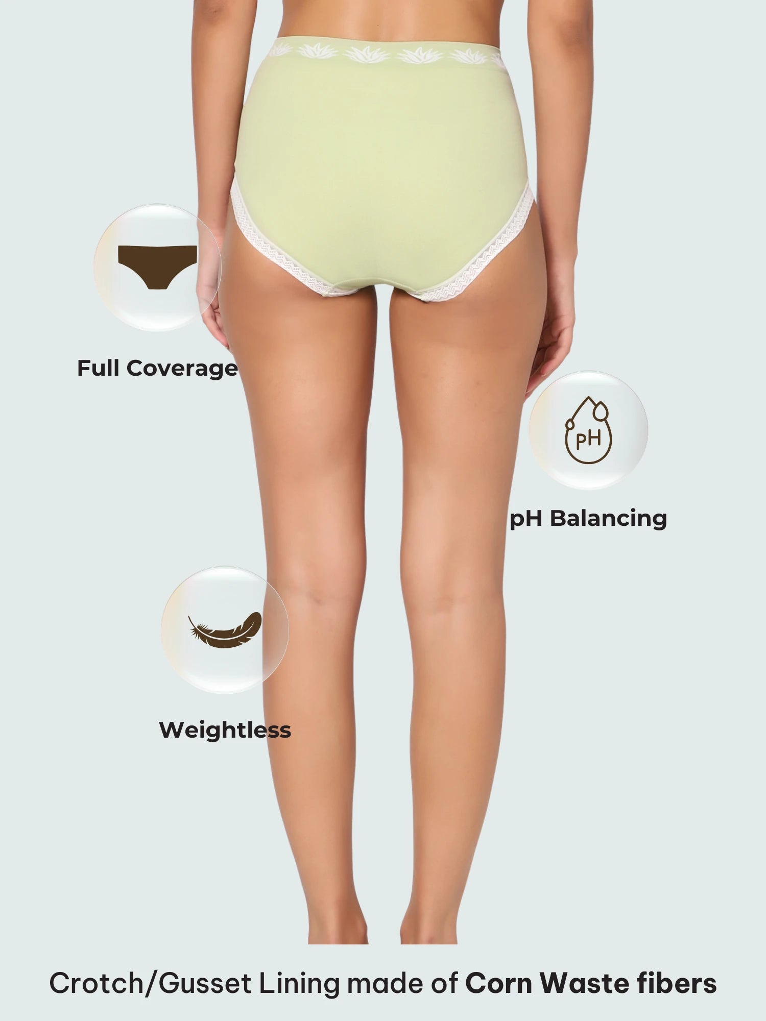 Panties for Daily Discharge - Cotton Candy Heavy-Duty Moisture-Wicking Hipsters Bundles