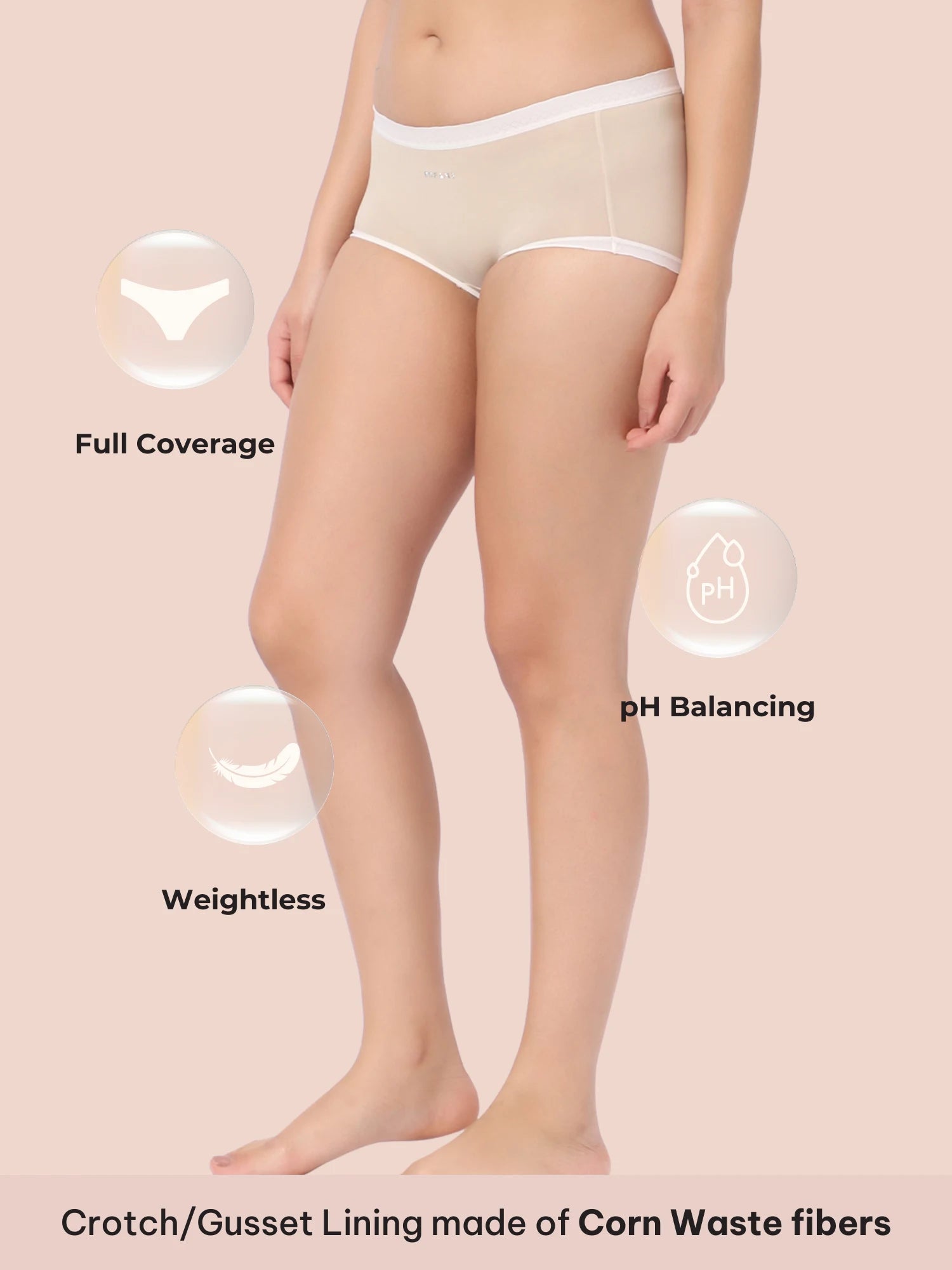 Rash-Free Comfort Pack - Antibacterial Corn Bae Lacy Boyshorts Bundles