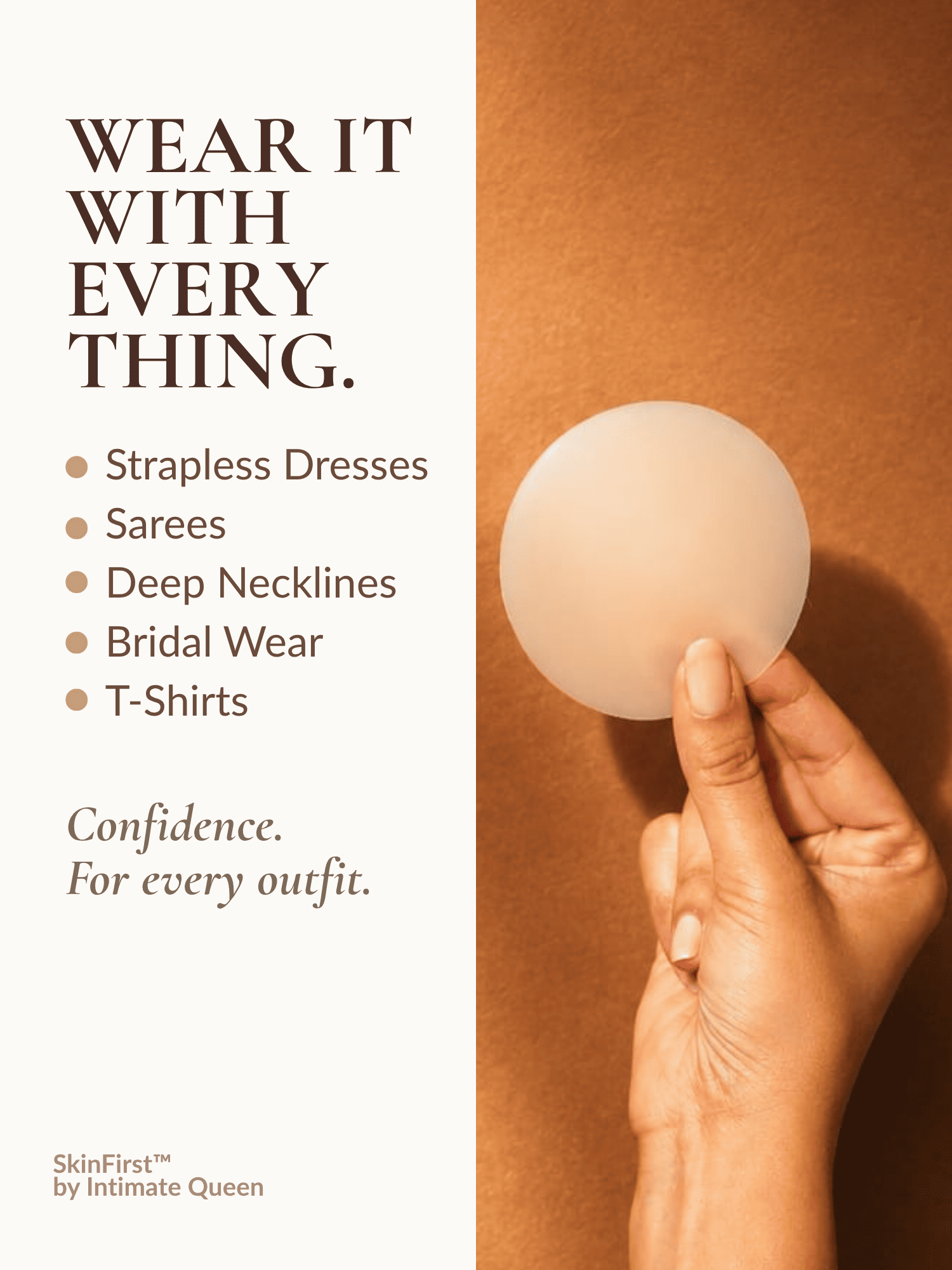 SkinFirst™ Reusable Silicone Nipple Covers  | For A-H Cup size