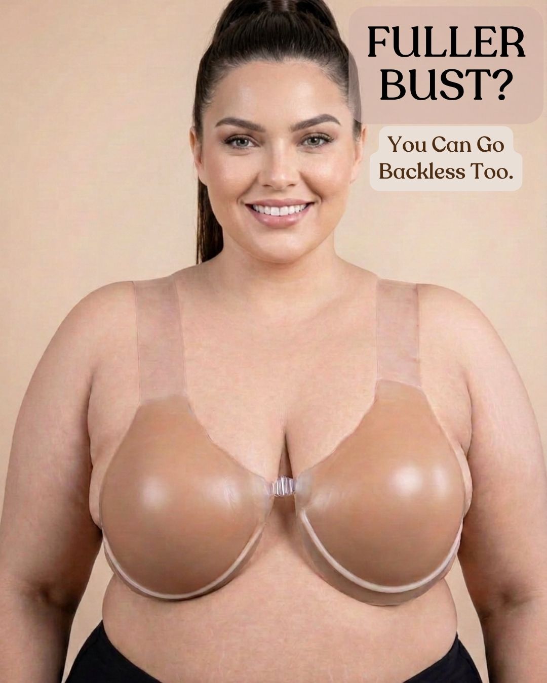 Reusable Silicone Adhesive Lift Bra by Intimate Queen