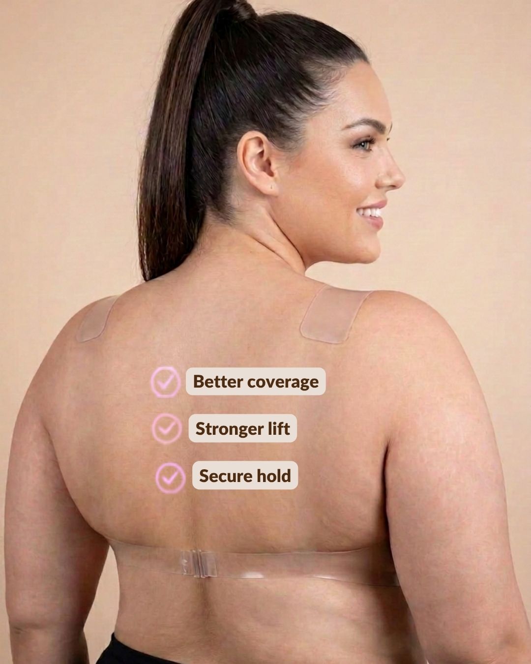 Reusable Silicone Adhesive Lift Bra by Intimate Queen