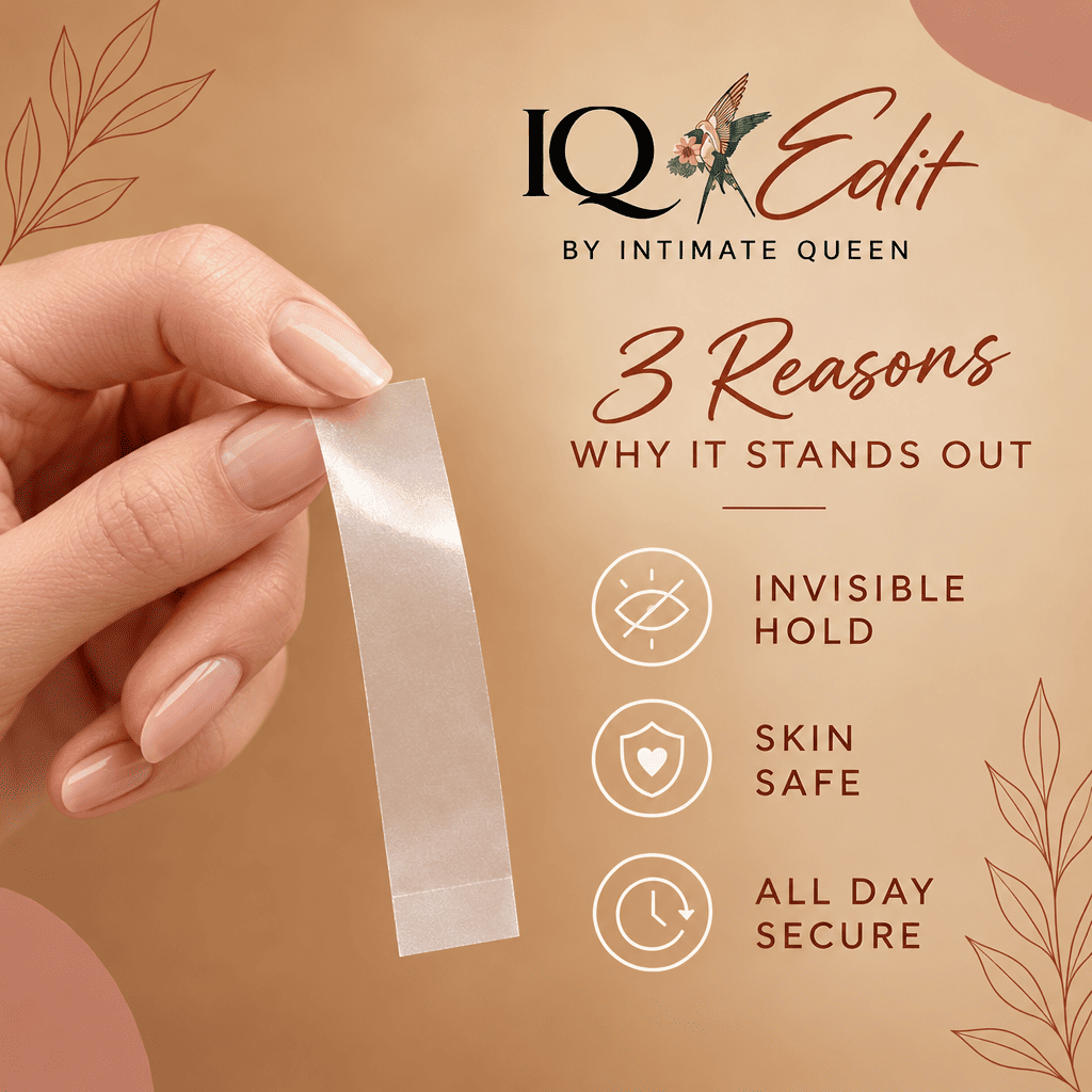 Fashion Tape for Clothes & Necklines - 36 pcs strips | IQ Edit