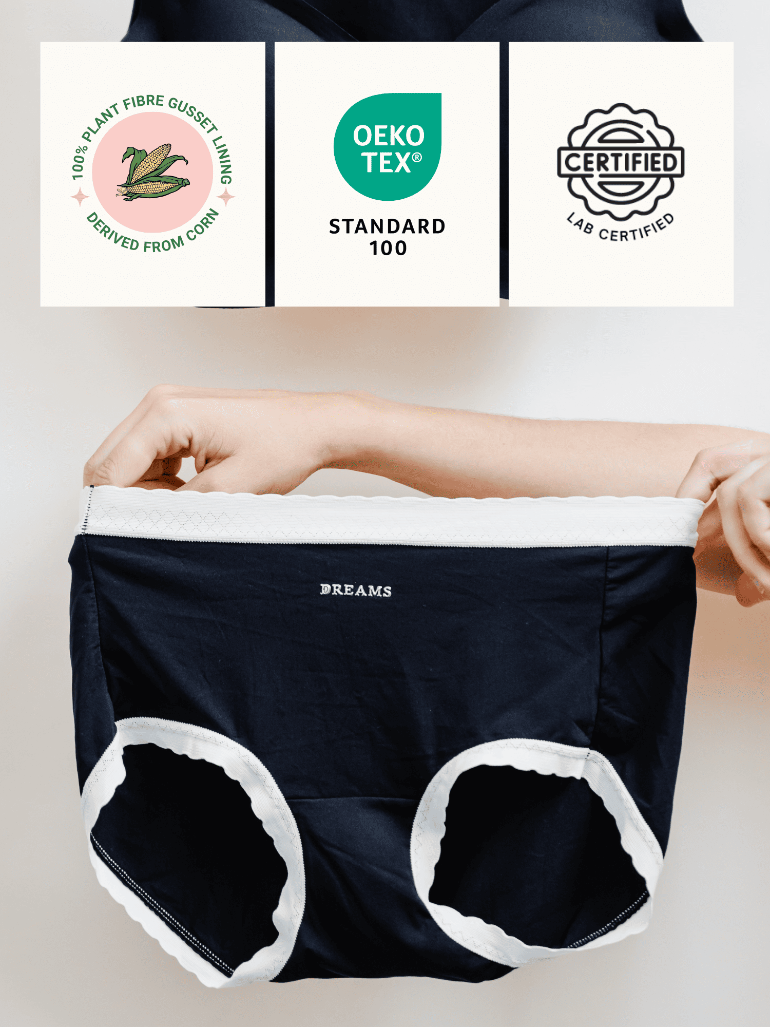 Corn Bae Cloud-Soft Lacy Boyshorts - Rash-Free. Feels Like a Hug.