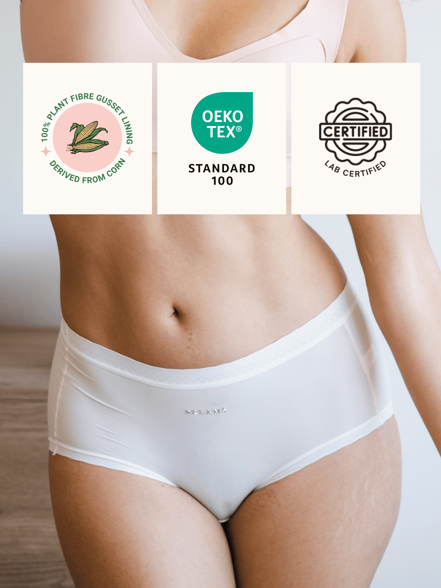 Corn Bae Cloud-Soft Lacy Boyshorts - Rash-Free. Feels Like a Hug.