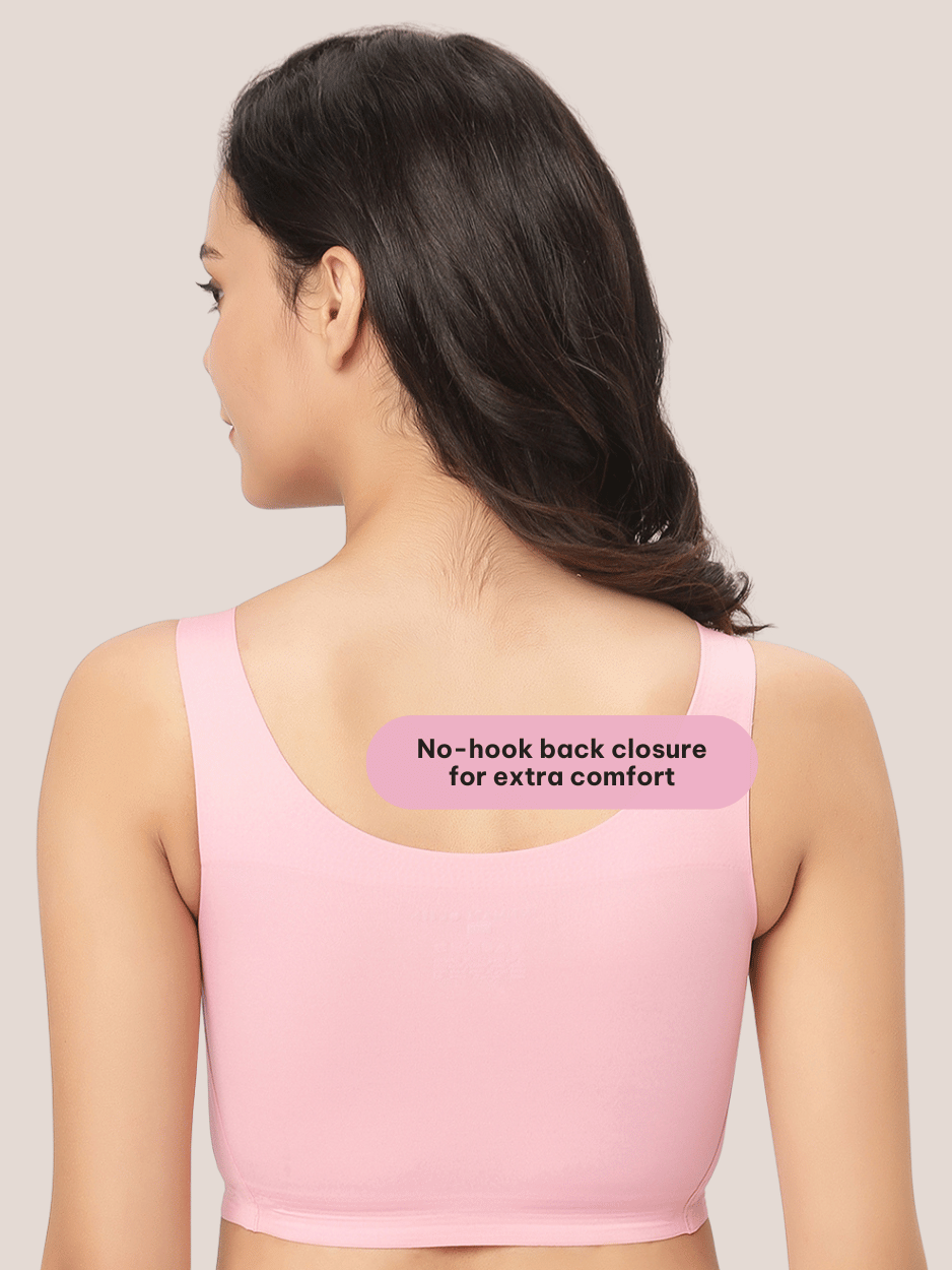 Basic Seamless Friction-Free Pull Over Bra 🌸🪶