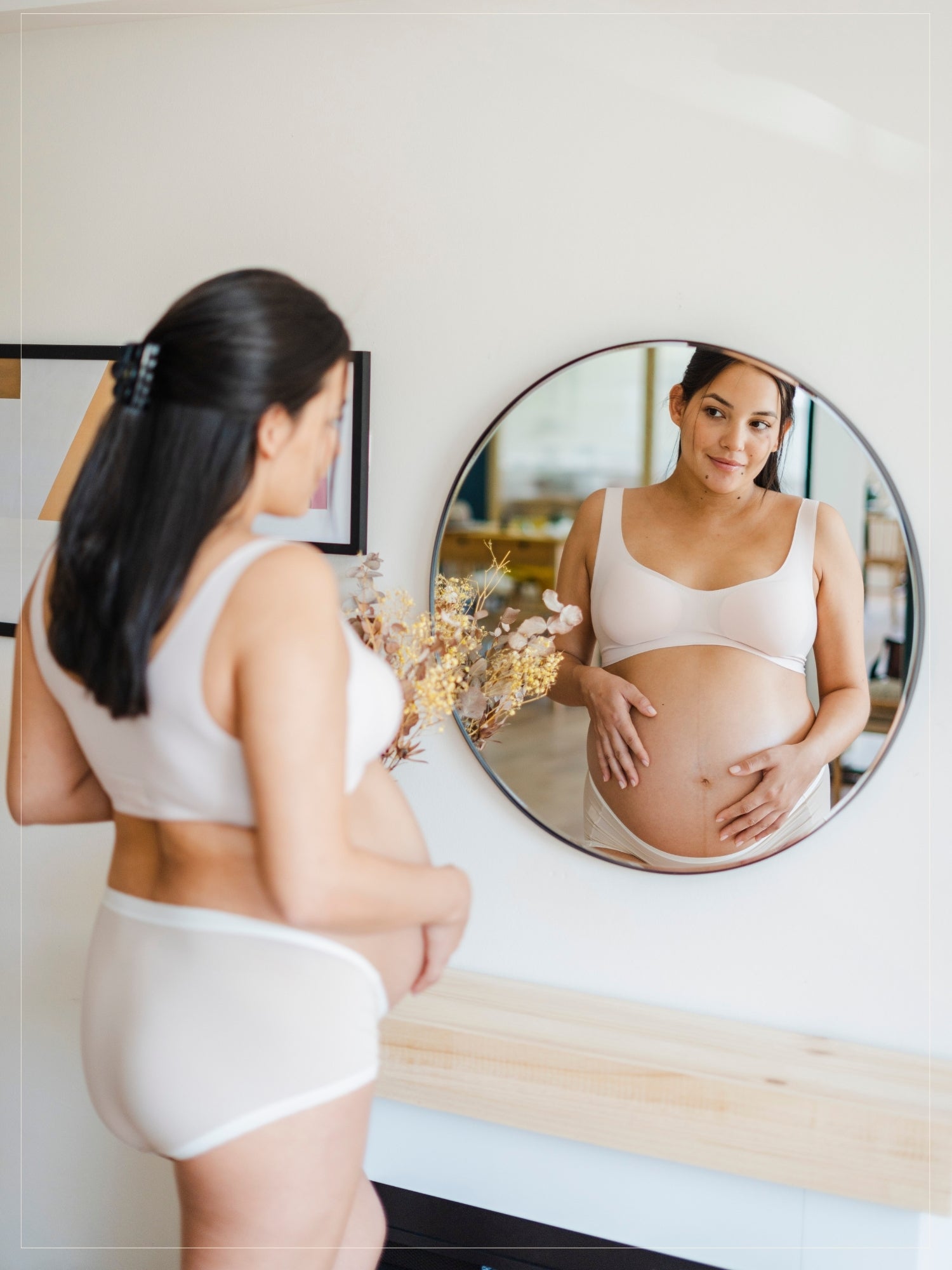 Maternity Sets -Lacy Boy Shorts Co-ord Set