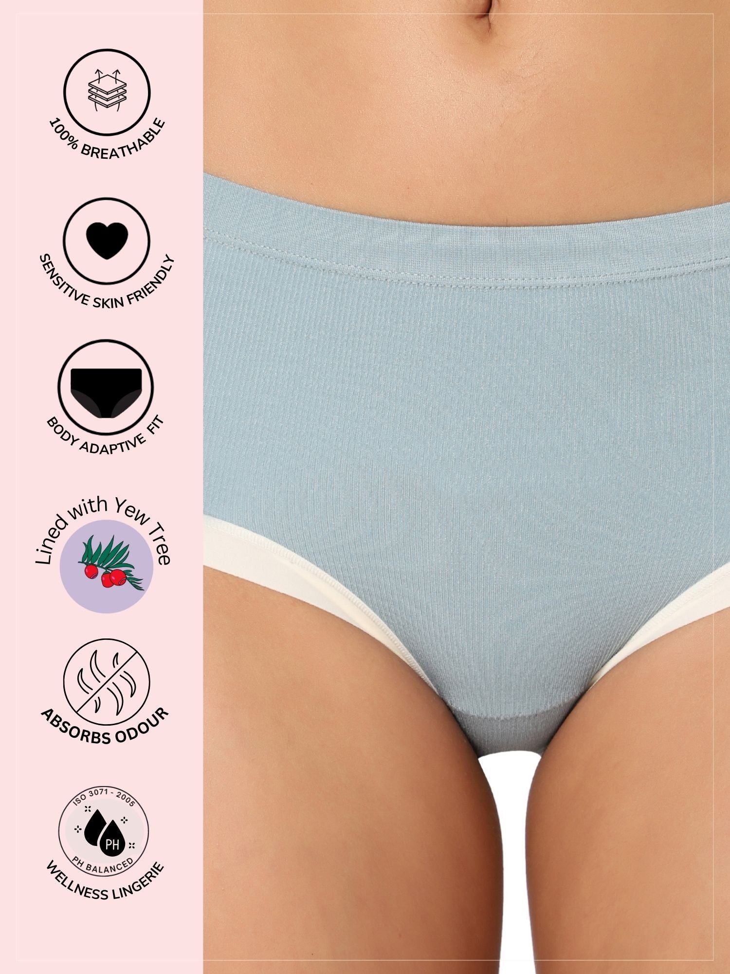 Maternity Set - Ultra Soft Hipster Set (Black & Pink)