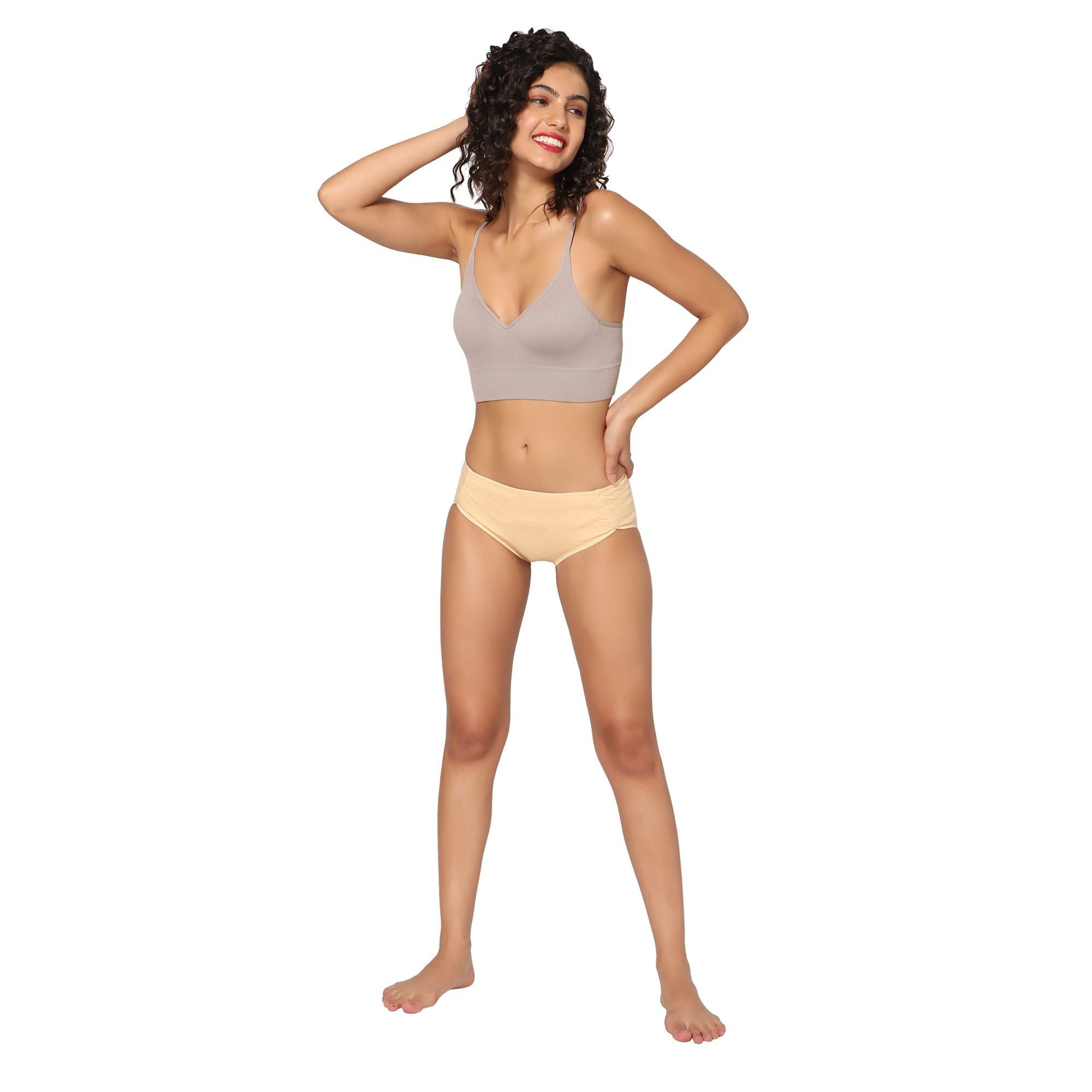 Bundles - Cotton Seamless Hipster Full Coverage Underwear