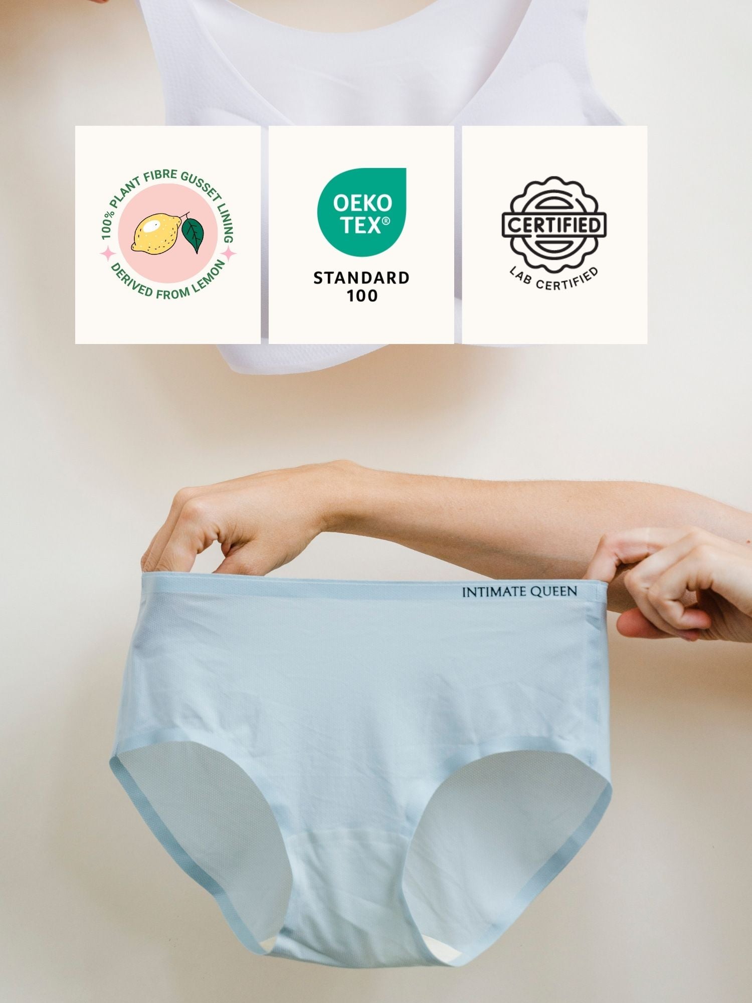 Blue Starter Kit - (Pack of 3) Seamless Bikini Style, Hipster, Boy Short Styles