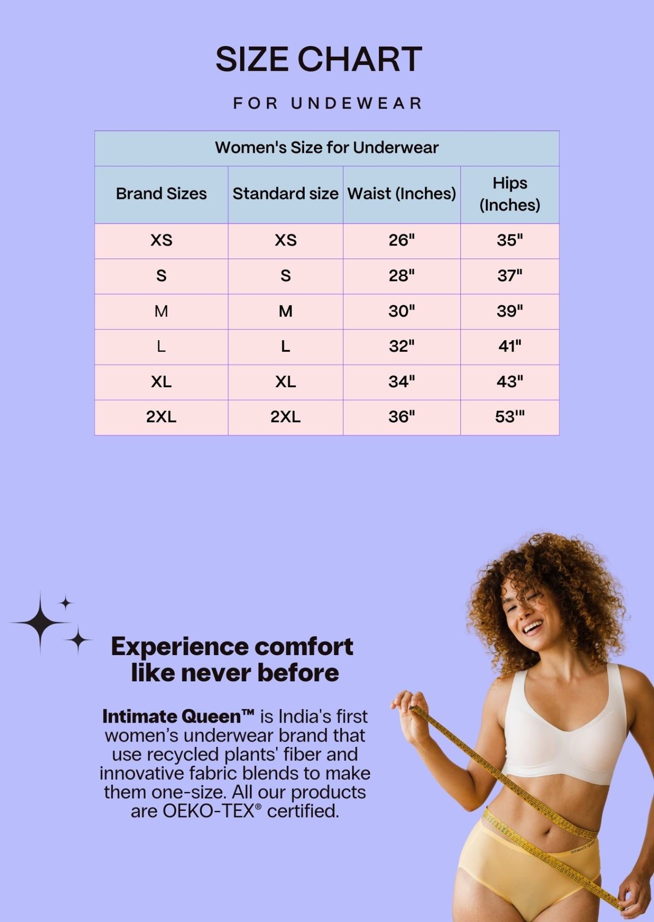 Blue Starter Kit - (Pack of 3) Seamless Bikini Style, Hipster, Boy Short Styles