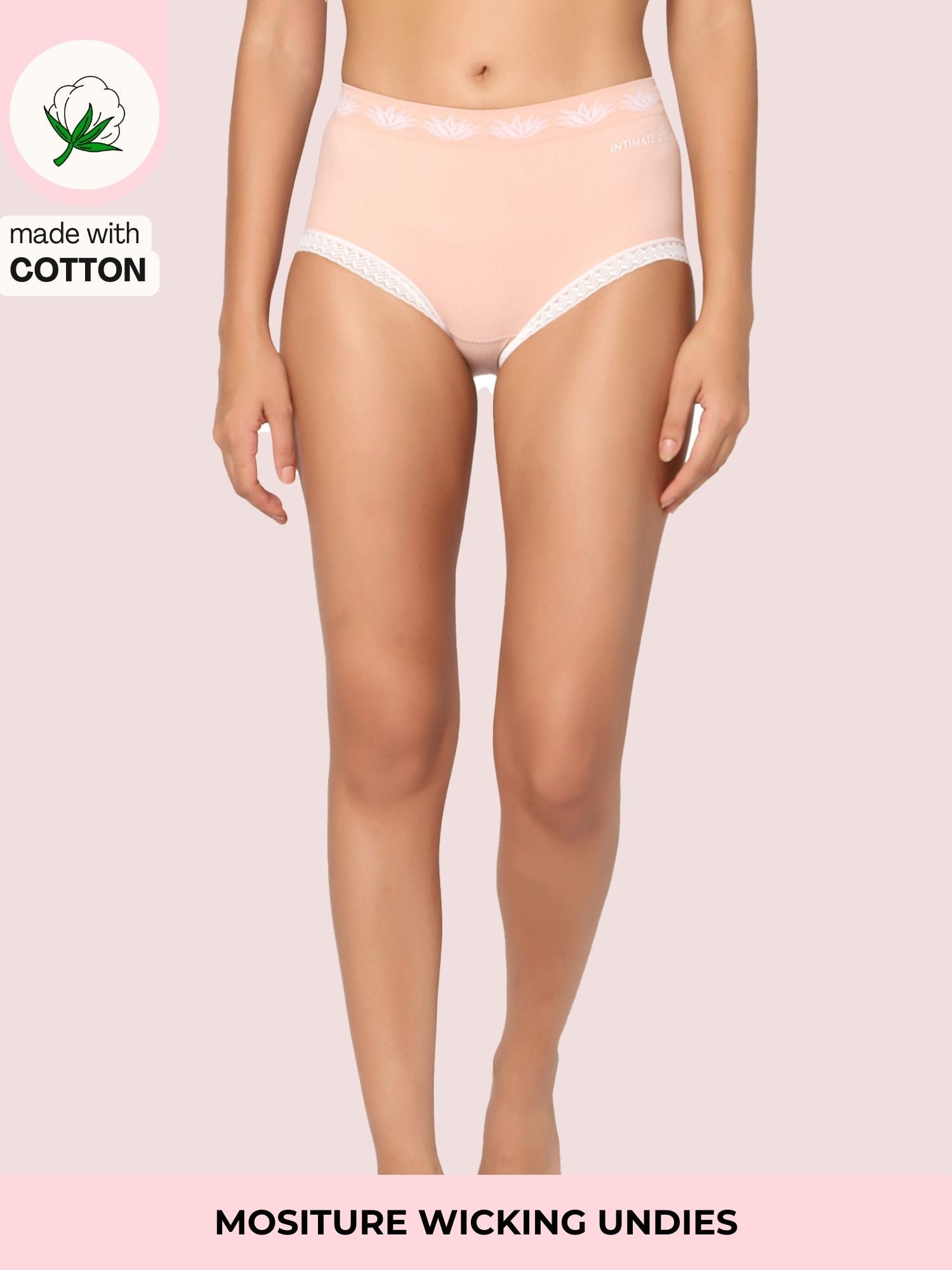 Cotton Candy – Moisture-Wicking Panties for Daily Discharge. Skin-Safe Comfort