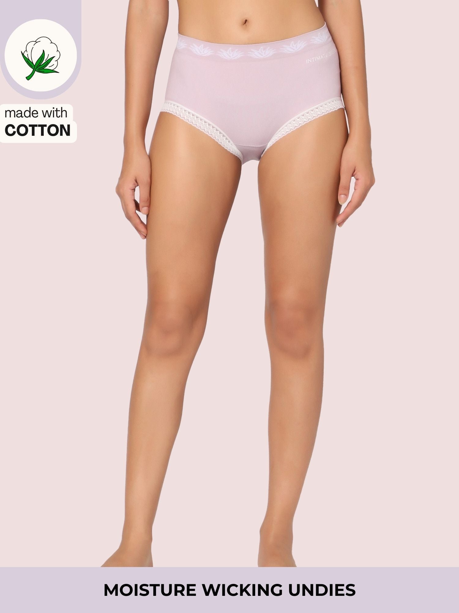 Cotton Candy – Moisture-Wicking Panties for Daily Discharge. Skin-Safe Comfort