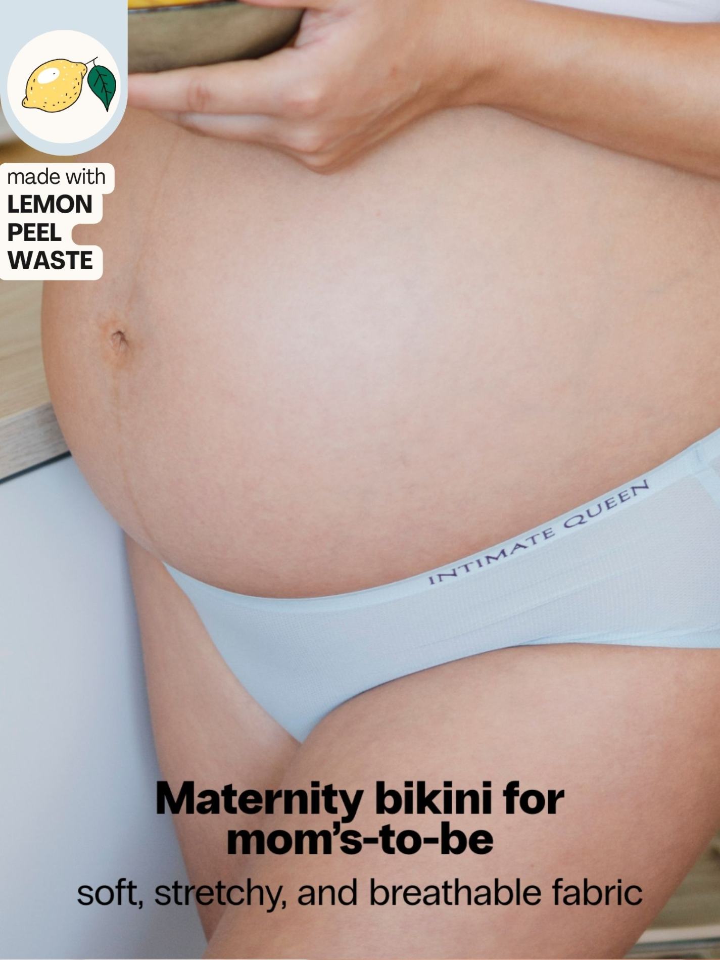 🤰 Lemon Bae Seamless Maternity Bikini  Quick Dry Body Adaptive Undies
