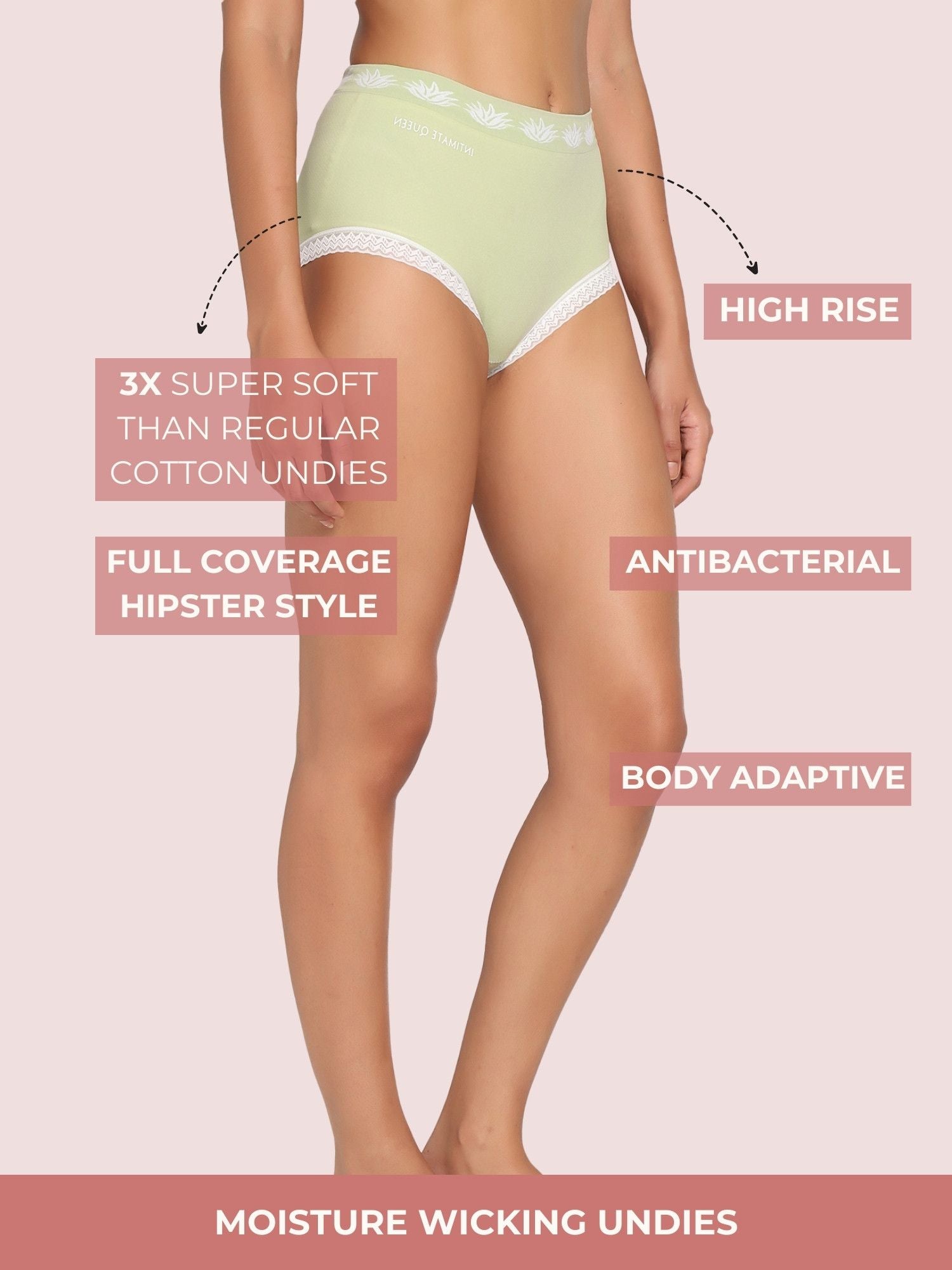 Cotton Candy – Moisture-Wicking Panties for Daily Discharge. Skin-Safe Comfort
