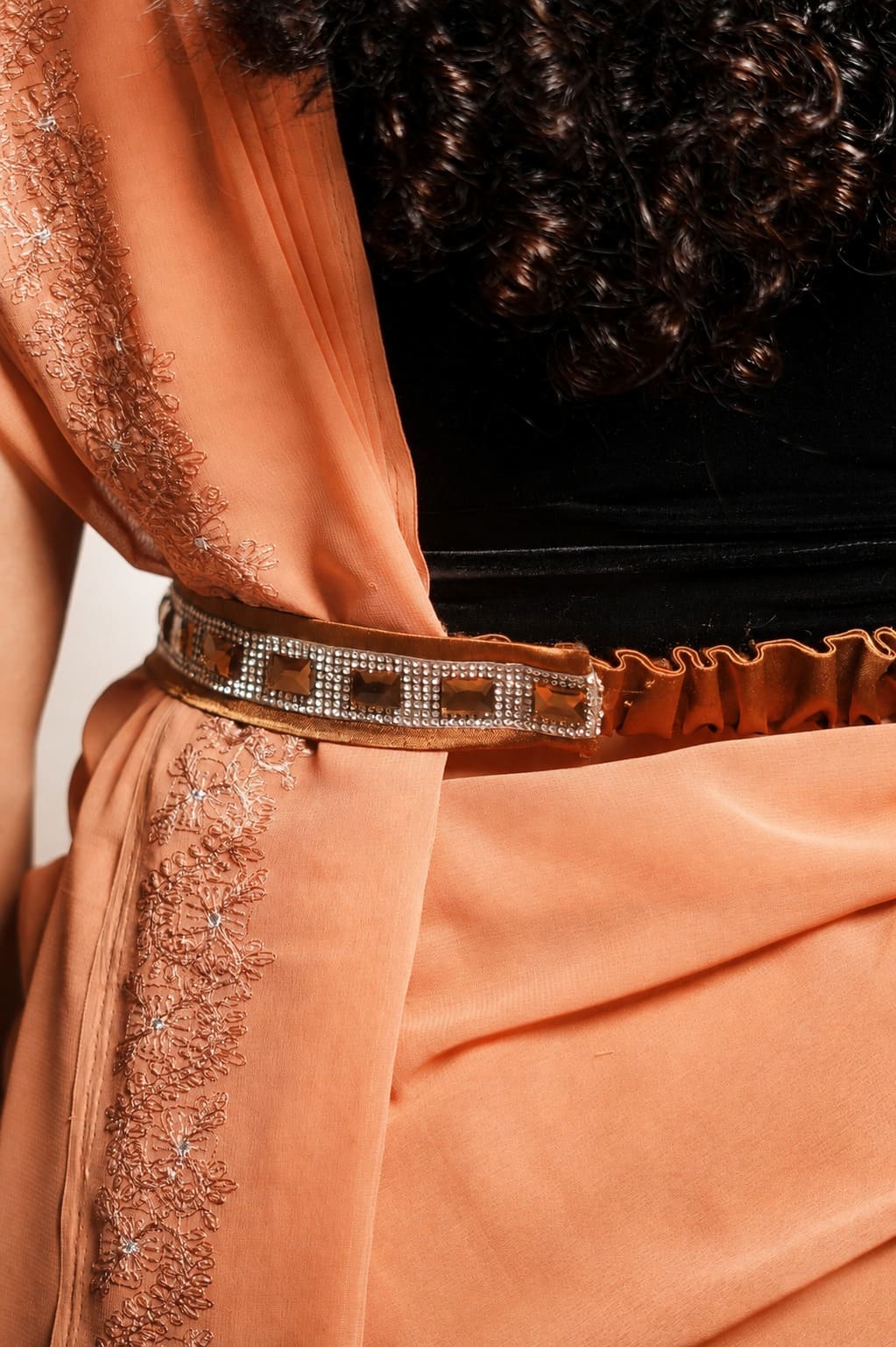 Bedazzled Embellished Saree Waist Belt for Women