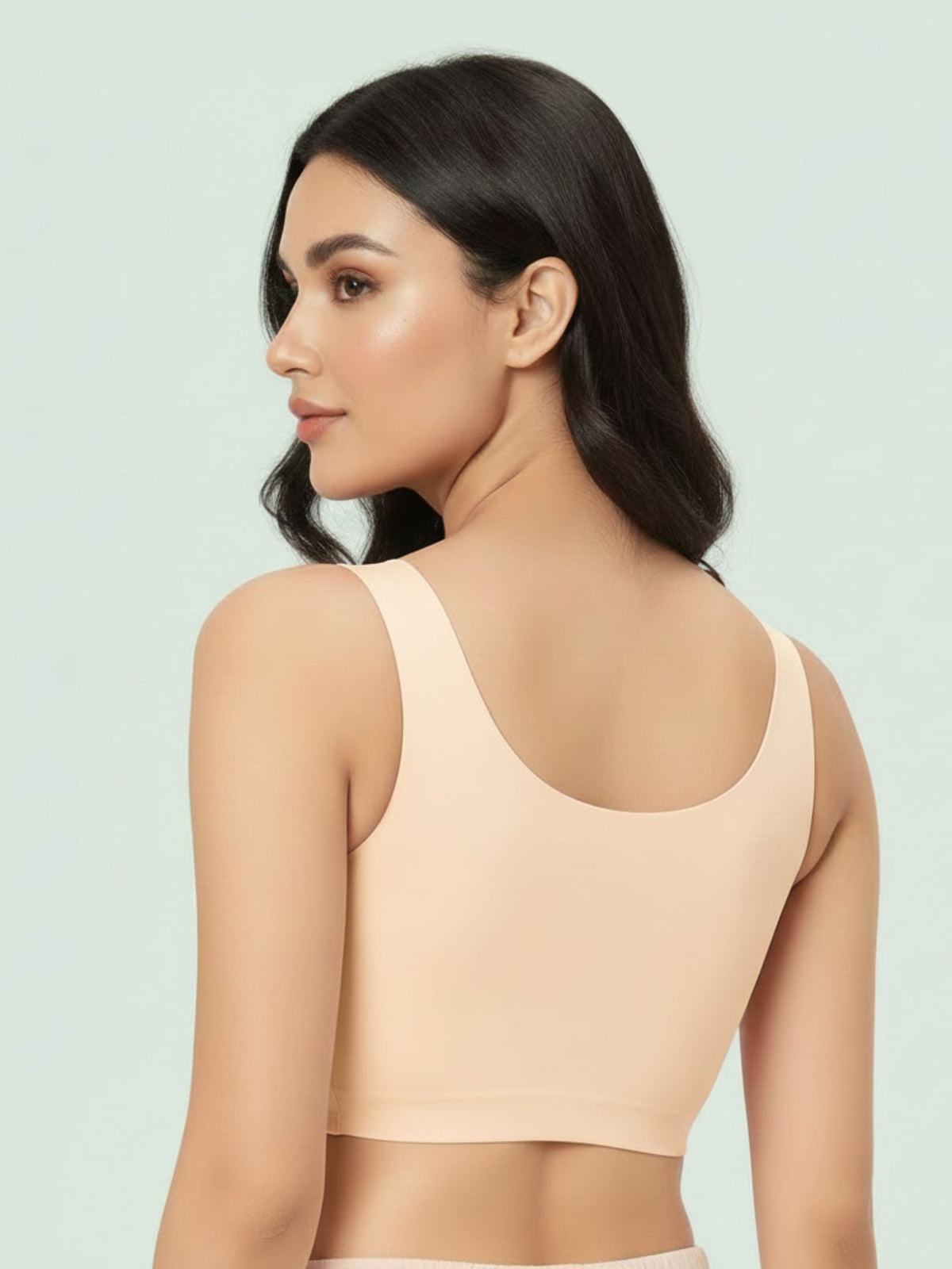 Basic Seamless Friction-Free Pull Over Bra