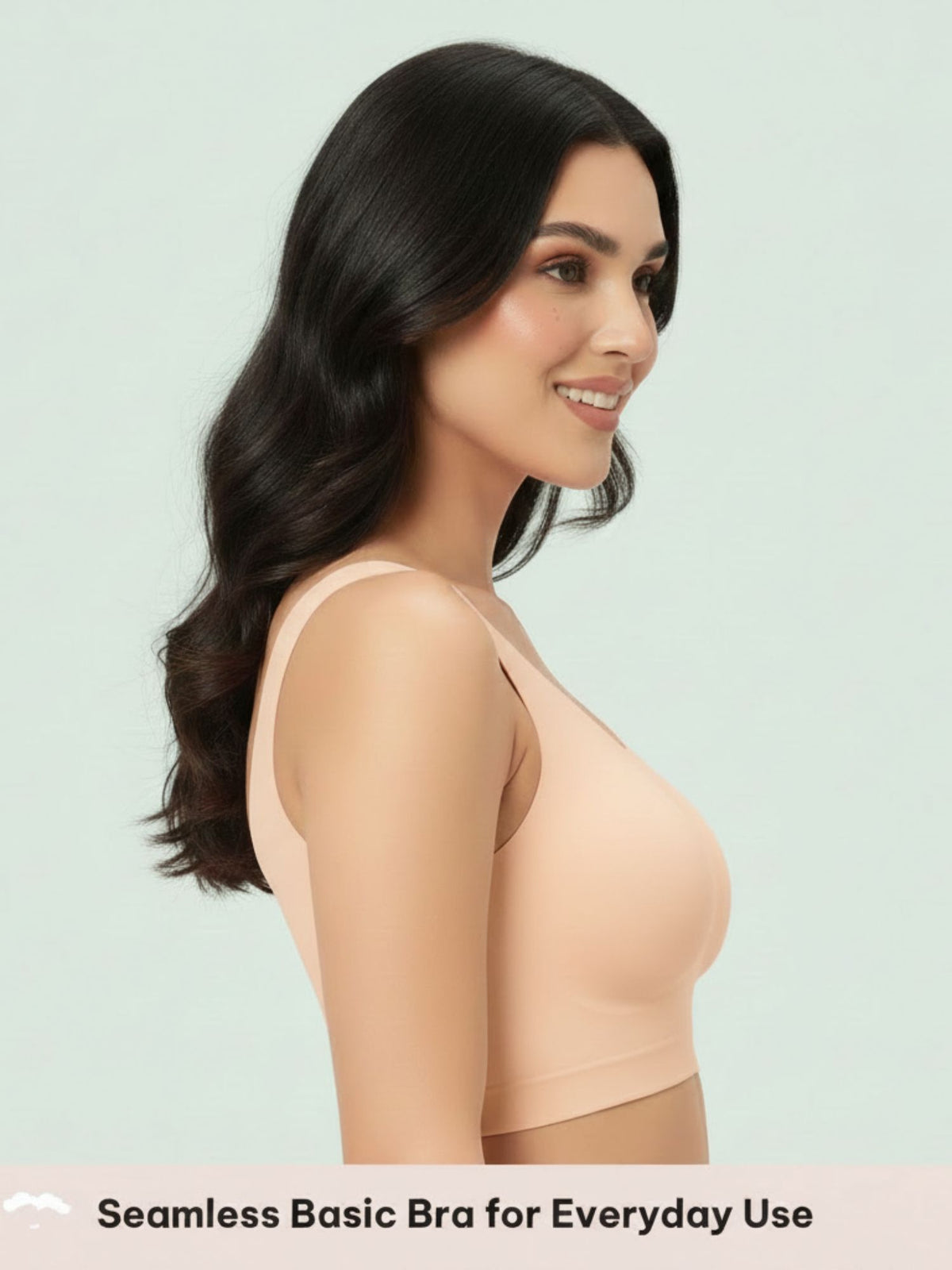 Basic Seamless Friction-Free Pull Over Bra