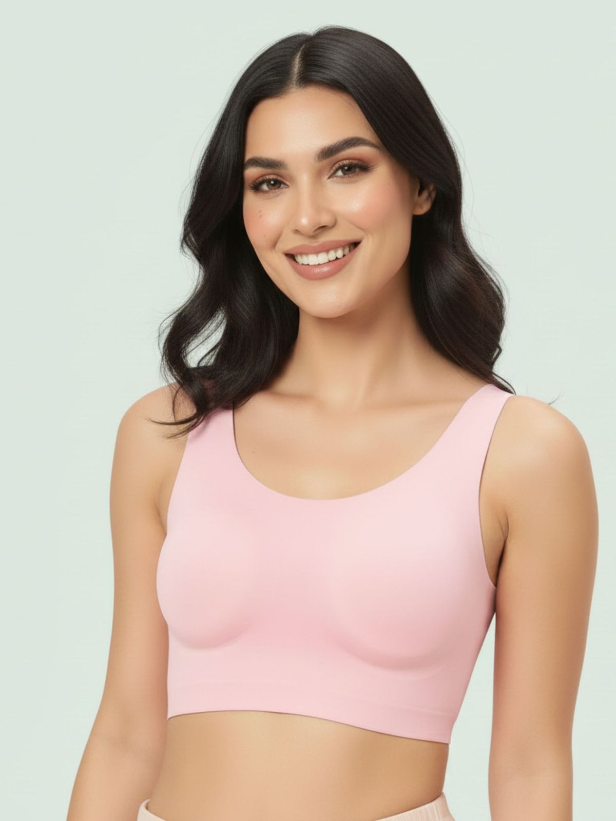 Basic Seamless Friction-Free Pull Over Bra