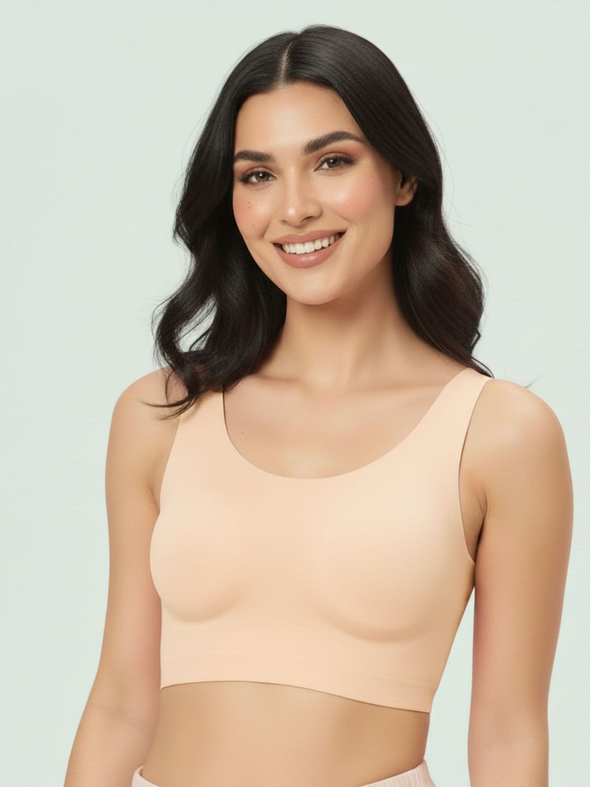 Basic Seamless Friction-Free Pull Over Bra