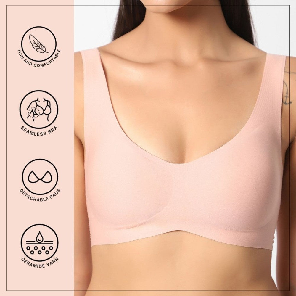Ceramide peach Bra 